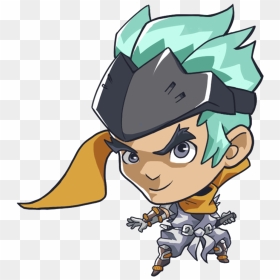 Cute And Pixel Sprays Should Change Depending On What - Cute Spray Overwatch Genji, HD Png Download - genji overwatch png