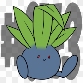 043 Oddish - Cartoon, HD Png Download - oddish png