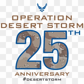 25 Anniversary Of Operation Desert Storm, HD Png Download - us air force png