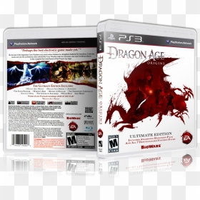 Comments Dragon Age - Dragon Age Origins Ultimate Edition Pc Back Cover, HD Png Download - dragon age origins logo png