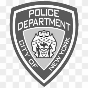 Nypd Badge Png - Nypd Logo Black And White, Transparent Png - lapd logo png