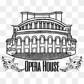 Ftestickers Armenia Opera House Building Architecture - Illustration, HD Png Download - opera png