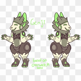 Cartoon, HD Png Download - genji overwatch png