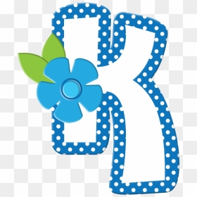 Transparent Flores Azules Png - Letter K Clipart, Png Download - flores azules png