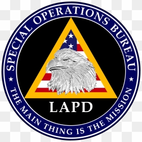 Lapd Los Angeles Police Air Support Division Official - Official Logo Of Lapd, HD Png Download - lapd logo png