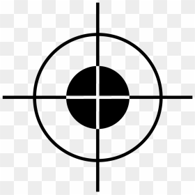 Sniper Target Png Clipart , Png Download - Sniper Target Png, Transparent Png - target symbol png