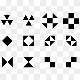 Black And White Shapes Svg Clip Arts - Clip Art, HD Png Download - white shapes png