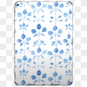 Flores Azules Vinilo Ipad Air - Portable Network Graphics, HD Png Download - flores azules png