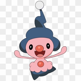 439mime Jr Dp Anime - Pink Pokemon With Blue Hat, HD Png Download - palkia png