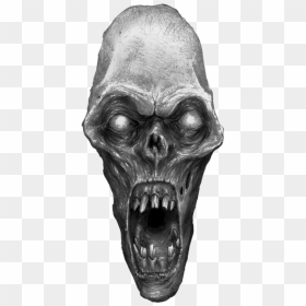 Dark Drawing, HD Png Download - demon skull png