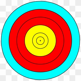 Symmetry,area,symbol - Archery Target Face Png, Transparent Png - target symbol png