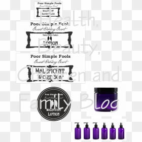 Glass Bottle, HD Png Download - maleficent silhouette png