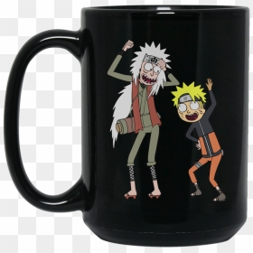 Rick And Morty Naruto And Jiraiya Coffee Mugs - Naruto And Jiraiya Rick And Morty, HD Png Download - jiraiya png