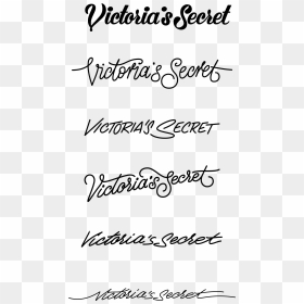 Handwriting, HD Png Download - victoria's secret png