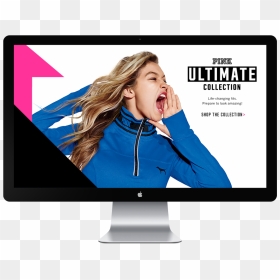 Victoria"s Secret Pink Editorials , Png Download - Led-backlit Lcd Display, Transparent Png - victoria's secret png