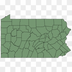 Pennsylvania County Map, HD Png Download - frogger png