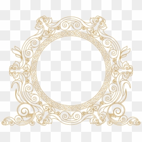 #frame #border #swirls #design #pattern #paisley #gold - Gold Swirls Png, Transparent Png - paisley border png