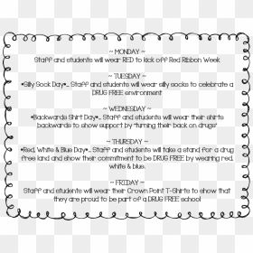 Red Ribbon Week Silly Sock Day, HD Png Download - red ribbon week png