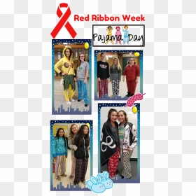 Girl, HD Png Download - red ribbon week png
