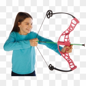 Female Archery Transparent, HD Png Download - compound bow png