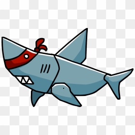 Scribblenauts Unlimited All Sharks Clipart , Png Download - Scribblenauts Shark, Transparent Png - megalodon png