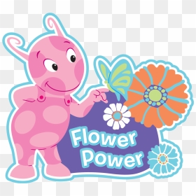 January Clipart January Flower - Backyardigans Flower, HD Png Download - backyardigans png
