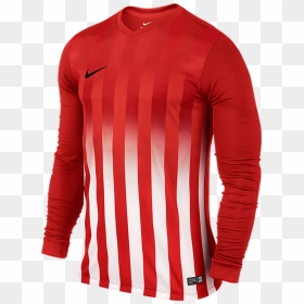 Nike Ls Striped Division Ii Tee - Nike Striped Division Iii Jersey, HD Png Download - red and white stripes png