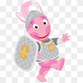 Uniqua Dressed As Knight - Backyardigans Knight Uniqua, HD Png Download - backyardigans png