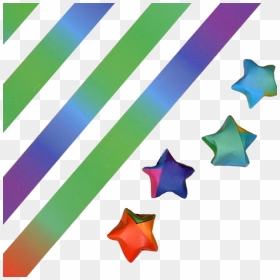 Rainbow Lucky Stars - Star, HD Png Download - rainbow star png