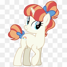 Cheezedoodle96, Background Pony, Bow, Female, Hair, HD Png Download - rainbow star png