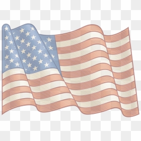 Flag Of The United States Vintage - American Frames, HD Png Download - vintage american flag png