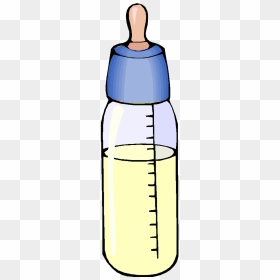 Baby Girl Bottle, HD Png Download - baby bottle clipart png