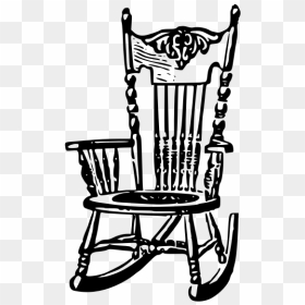 Rocking Chair - Png Rocking Chair Clipart, Transparent Png - white chair png