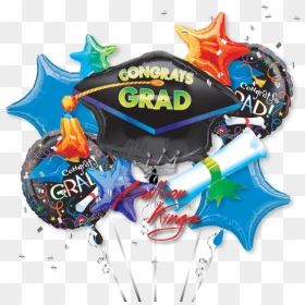 Congrats Graduation Bouquet, HD Png Download - congrats grad png