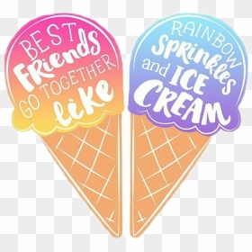 Ice Cream Png Tumblr - Bff Cute Drawings Of Ice Cream, Transparent Png - summer png tumblr