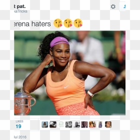 Transparent Serena Williams Png - Serena Williams Roland Garros 2015, Png Download - serena williams png