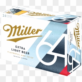 Miller64 Extra Light Beer, HD Png Download - miller lite logo png transparent background