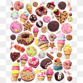 Download Food Tumblr Backgrounds Clipart Desktop Wallpaper - Cake And Cookies Png, Transparent Png - summer png tumblr