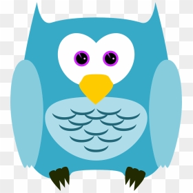Clip Art Owl Images Cute Blue Png, Transparent Png - cute birds png