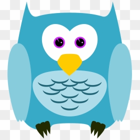 Clip Art Owl Images Cute Blue Png, Transparent Png - cute birds png