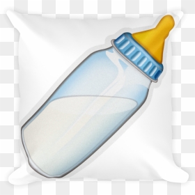Transparent Water Emoji Png - Throw Pillow, Png Download - baby bottle clipart png