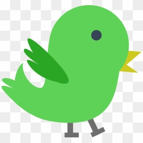 Green Bird Clipart - Baby Bird Clip Art, HD Png Download - cute birds png