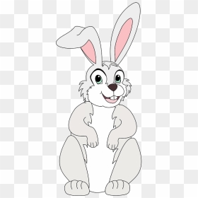 Cute Cartoon Rabbit Clipart - Kelinci Png Kartun, Transparent Png - cute cartoon png