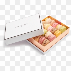 Schachtel Mit 20 Macarons Pierre Marcolini - Macarons Box Cartoon, HD Png Download - macarons png