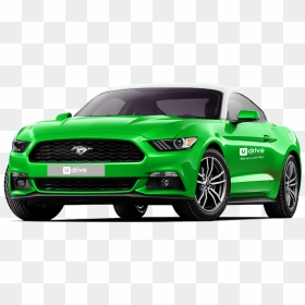 Black Ford Mustang Price In India, HD Png Download - parked car png