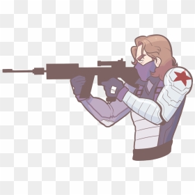 Bucky Barnes Transparent Art, HD Png Download - captain america winter soldier png