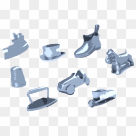 All Monopoly Characters Original, HD Png Download - monopoly pieces png