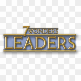 7 Wonders Leaders Logo, HD Png Download - monopoly pieces png