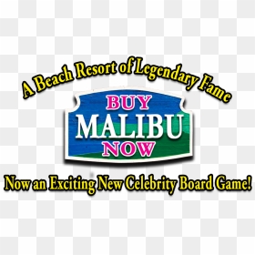Buy Malibu Board Game - Graphic Design, HD Png Download - monopoly pieces png