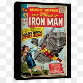 Iron Man First Look Comic, HD Png Download - black widow comic png